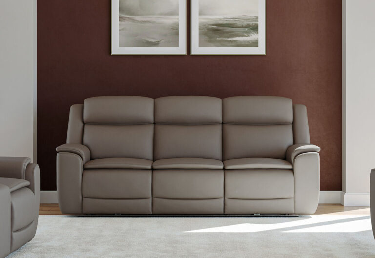leather 3 seater sofas